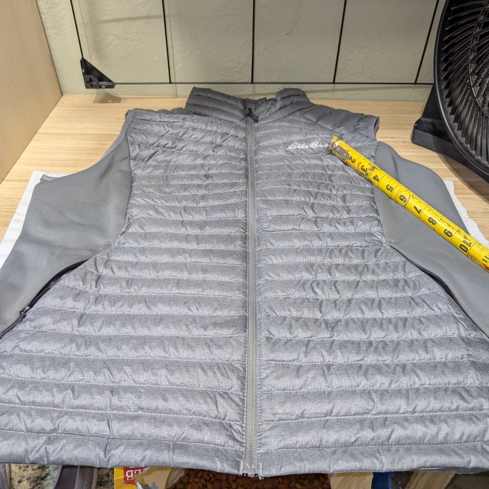 Eddie Bauer Gray Quilted Vest for Versatile Layering